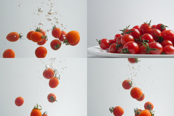 千禧果圣女果小柿子水果广告素材4K