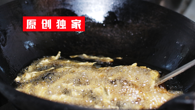 4k升格厨师炒菜特写