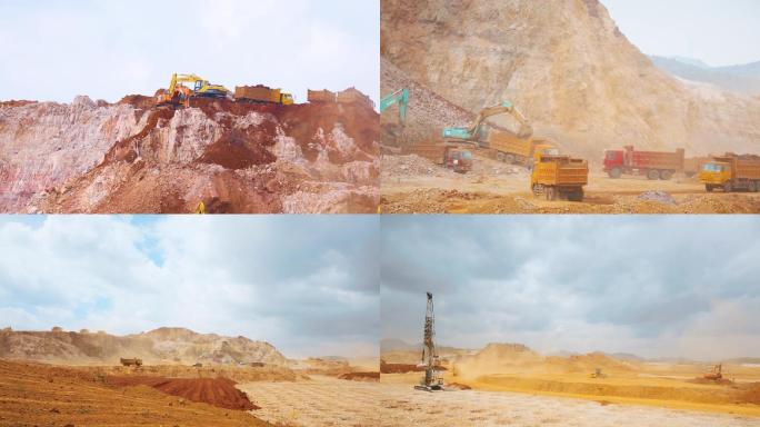 建设工地 土方工程施工现场 矿山挖掘