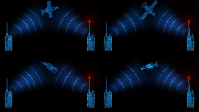 4K卫星对讲机传输与接收通道循环