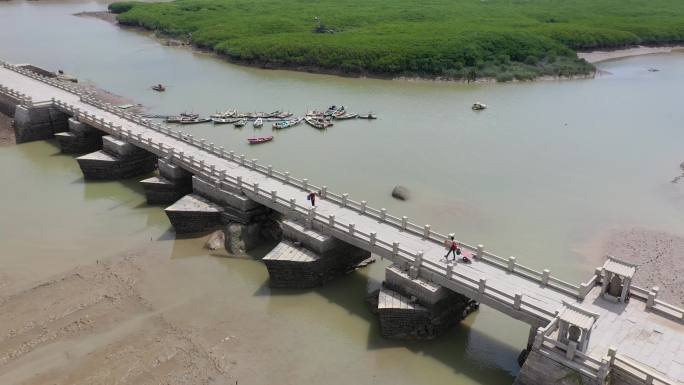 福建洛阳桥延时泉州文化古迹万安桥四大名桥