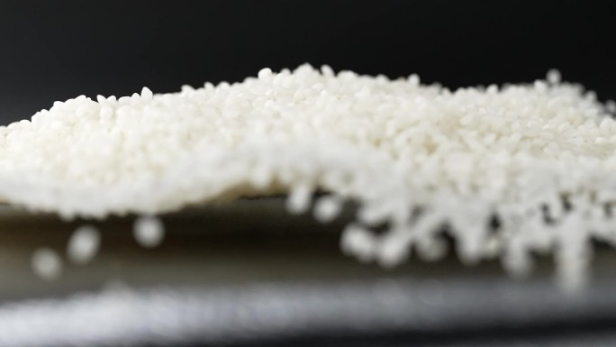 升格拍摄蹦跳香糯可口东北有机生态大米粳米