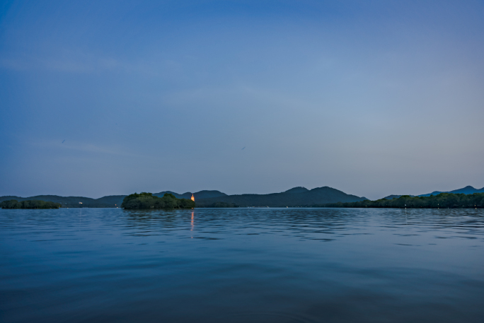 杭州西湖日转夜延时