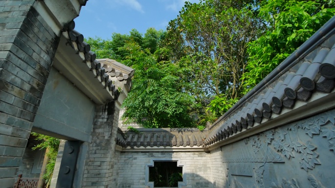 中式园林古代巷子胡同