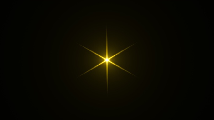 金色星光旋转闪烁带通道