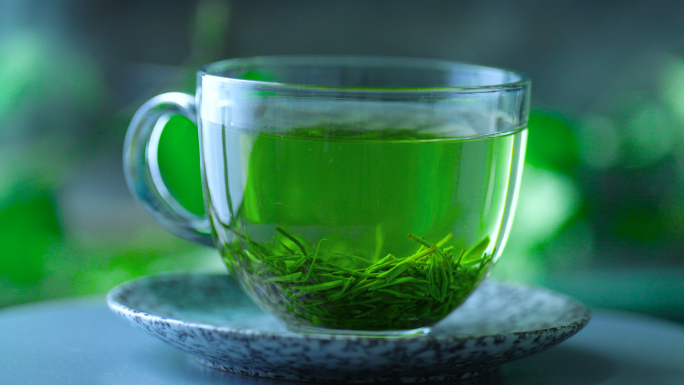 绿茶茶叶茶水泡茶