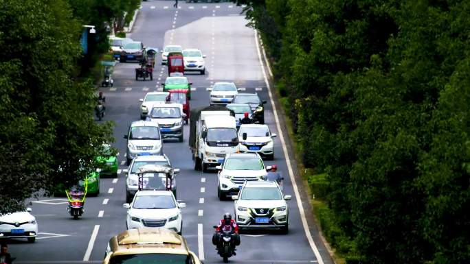城市道路 中国道路  繁忙交通
