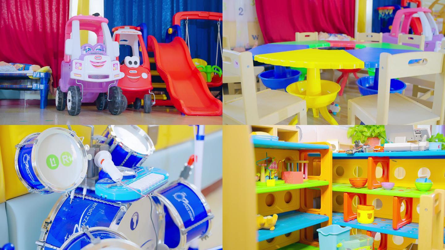 儿童游乐设施儿童玩具4K视频素材