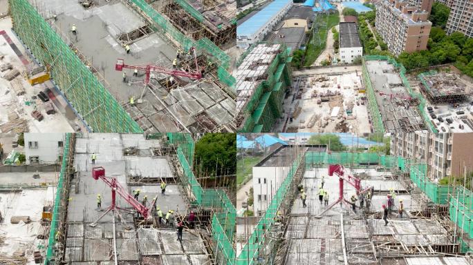 工地 施工 建设 航拍