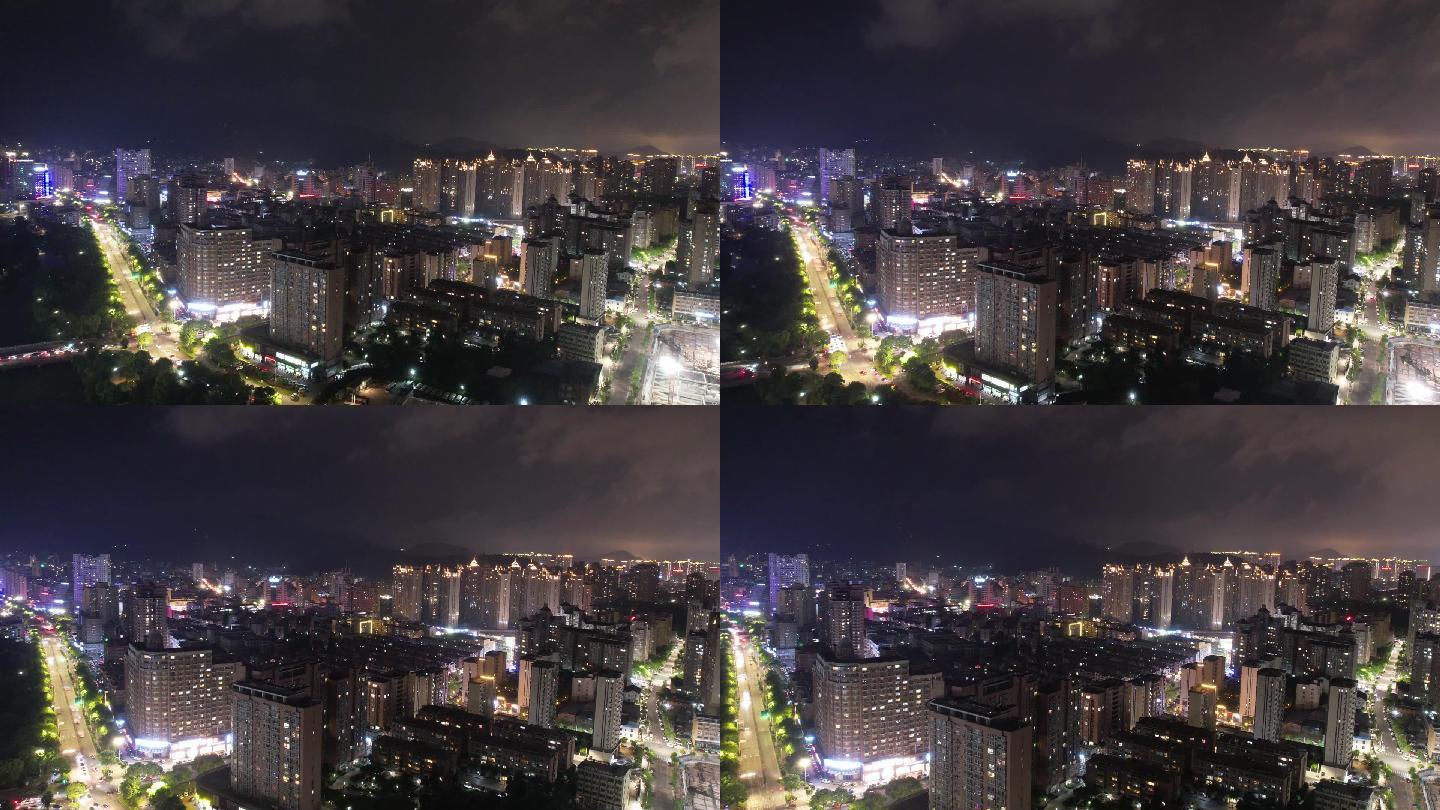 台州温岭夜景延时摄影航拍DJI_0337
