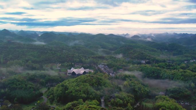 百里杜鹃普底景区云雾缭绕