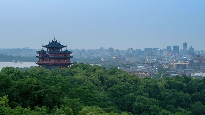 杭州城隍阁夜景