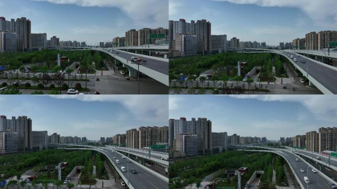 西安幸福林带绿化环境城市林带工程生态西安