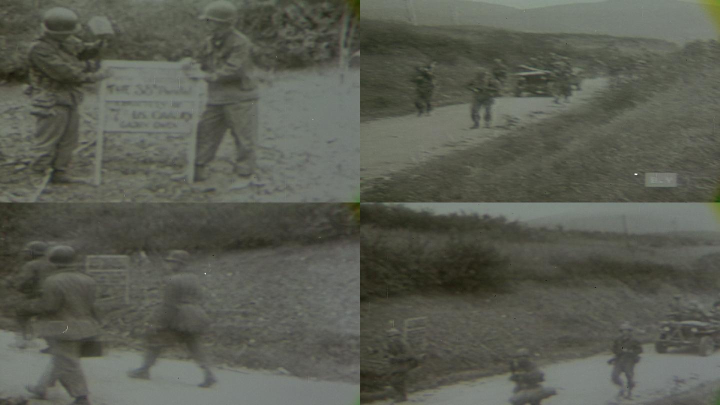 互埋地雷的为对方扫雷了，朝韩军人在三八线握手致意共同修路