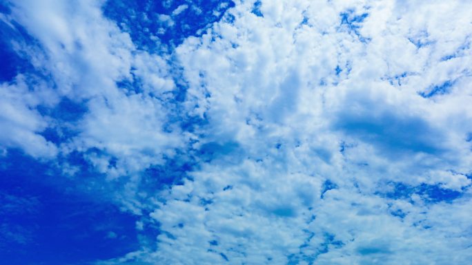 云、白云、蓝天、天空、气候、天气、延时