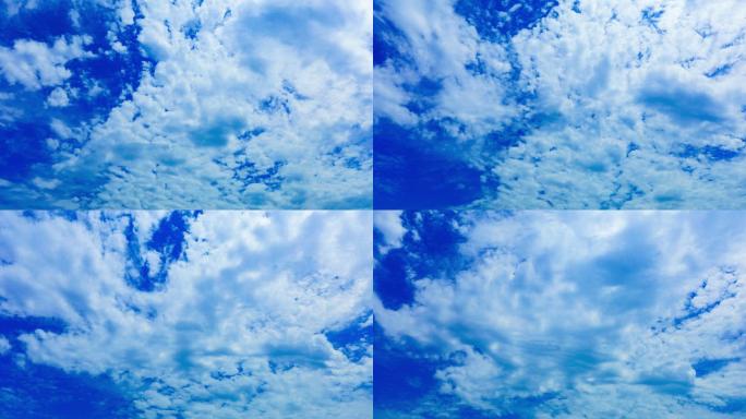 云、白云、蓝天、天空、气候、天气、延时