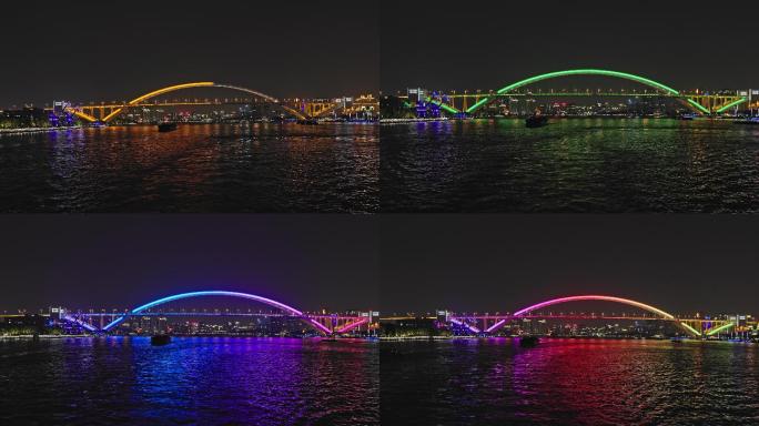 4K上海卢浦大桥夜景