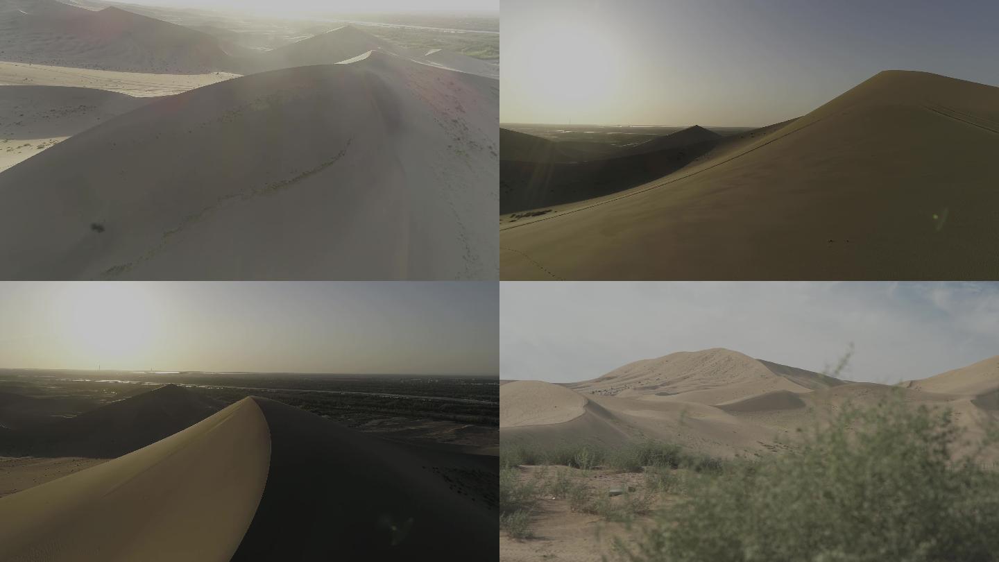 敦煌沙漠实拍视频-4K