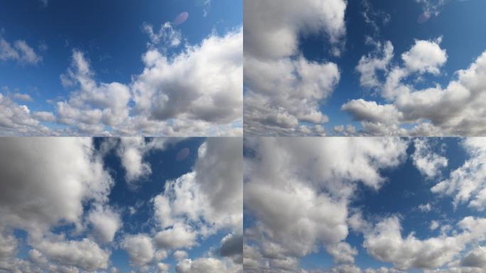 天空中的云 动感白云4K