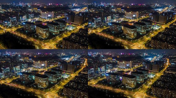 南京软件谷夜景延时