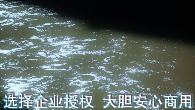 江河水视频江河波光粼粼水面水流暗流涌动