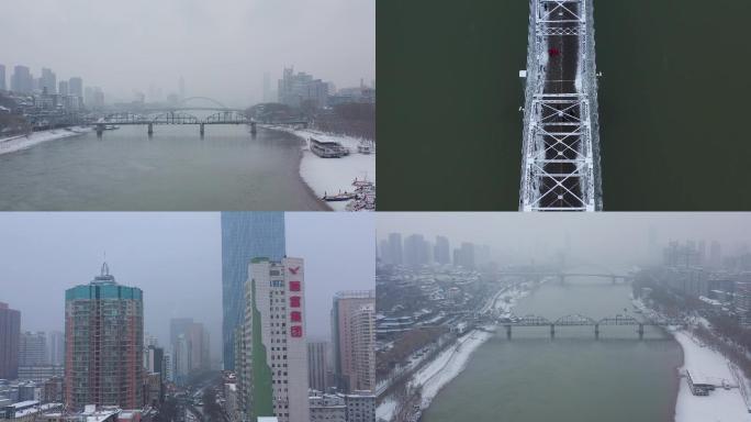 中山桥雪景