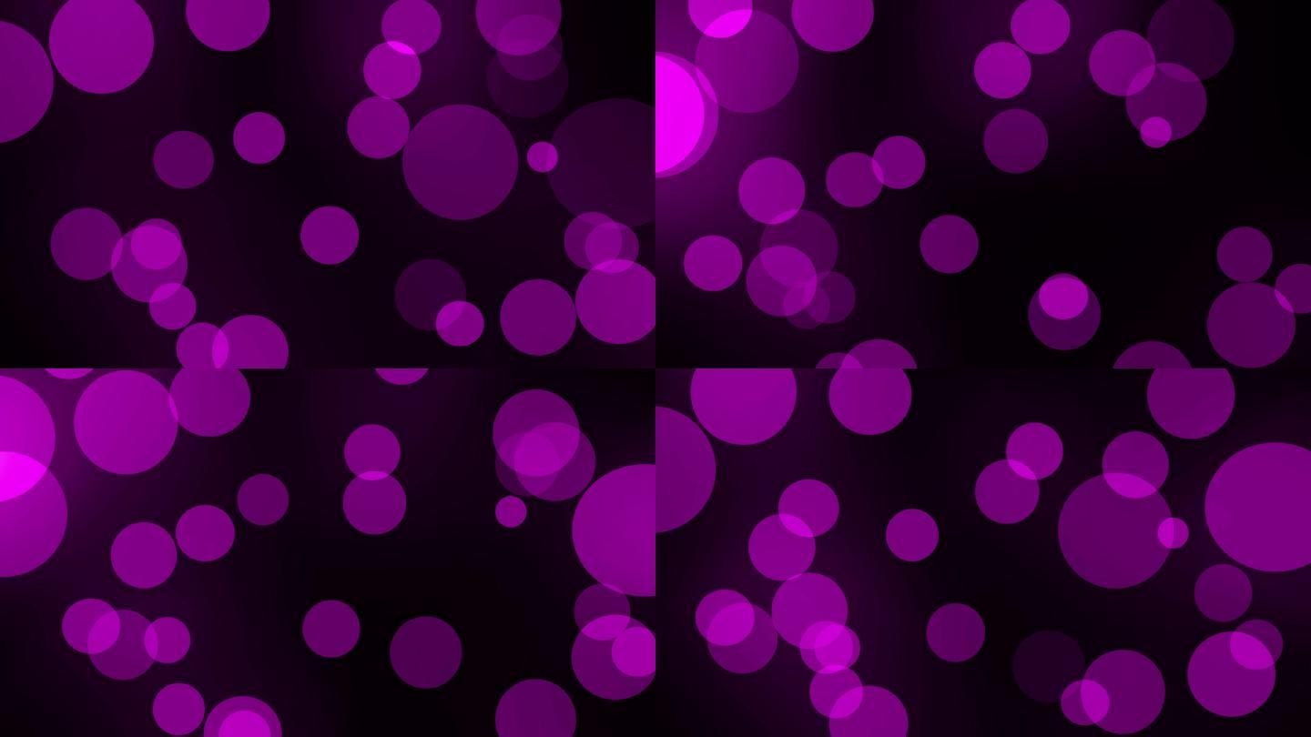 4K紫色缤纷朦胧光斑视频背景