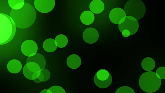 4K绿色缤纷朦胧光斑视频背景