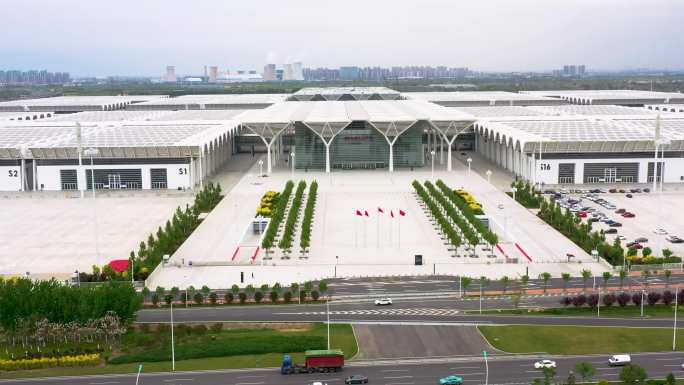 天津国家会展中心 外景航拍 俯瞰 国展