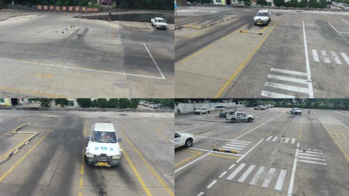 驾校 教练轿 车 科目二 场地 驾驶学员