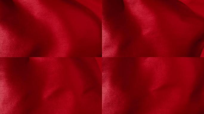 红色飘动丝绸背景