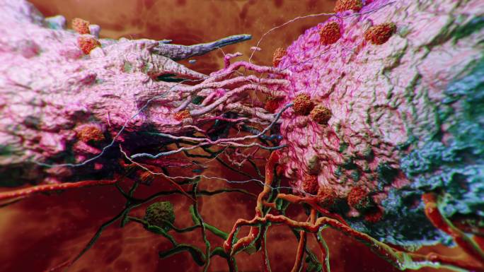 癌细胞-特写三维动画特效模拟