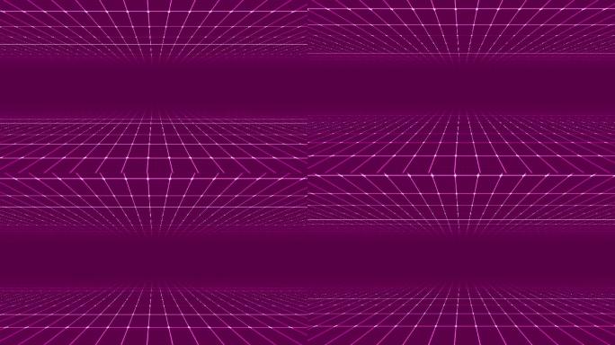 4K粉紫色网格运动背景视频
