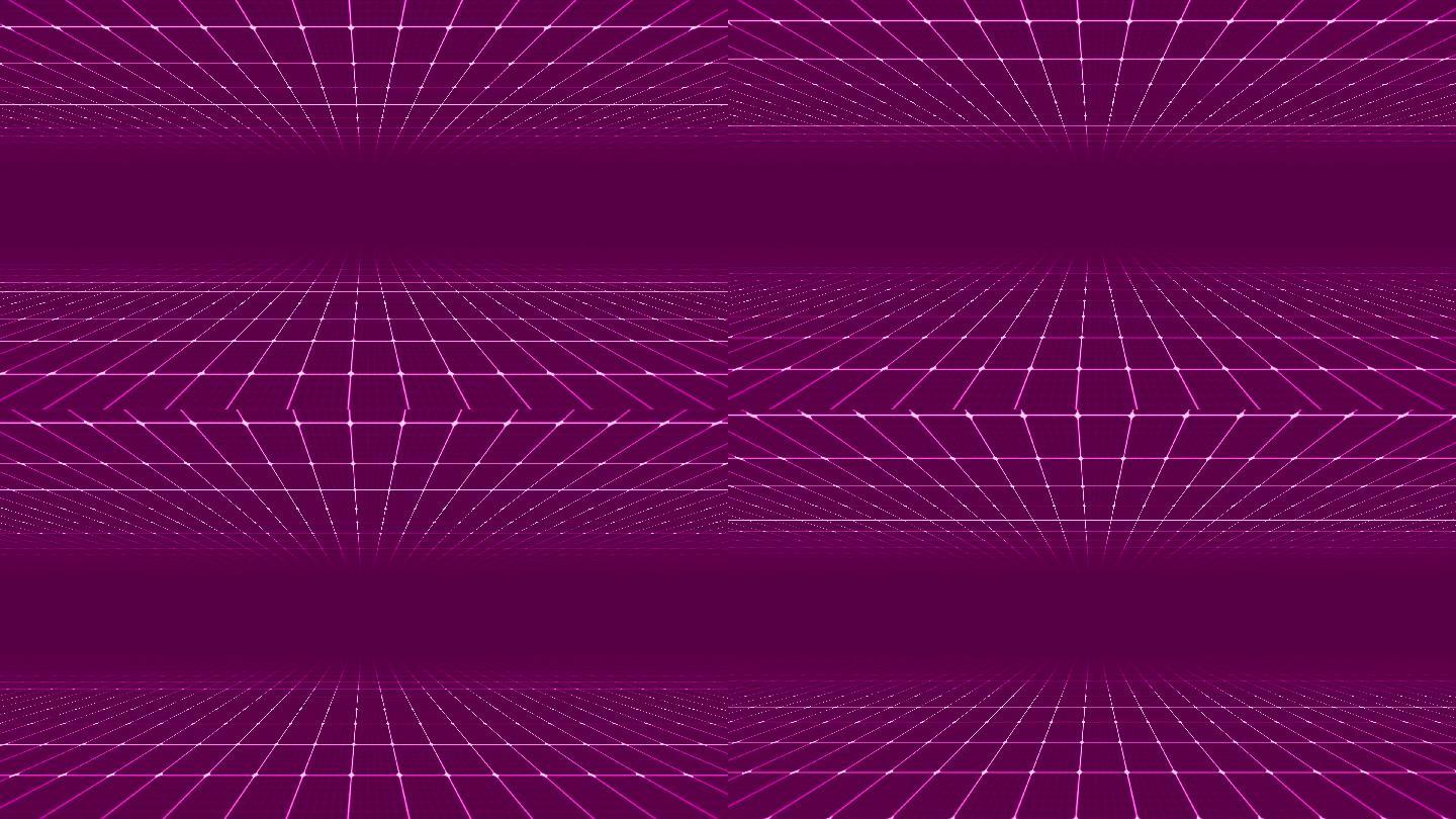 4K粉紫色网格运动背景视频