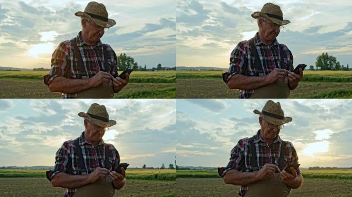 斯洛·莫（SLO MO）是一位老农，他在田里工作时使用智能手机