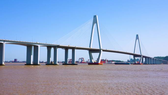 台州椒江大桥二桥建筑风景