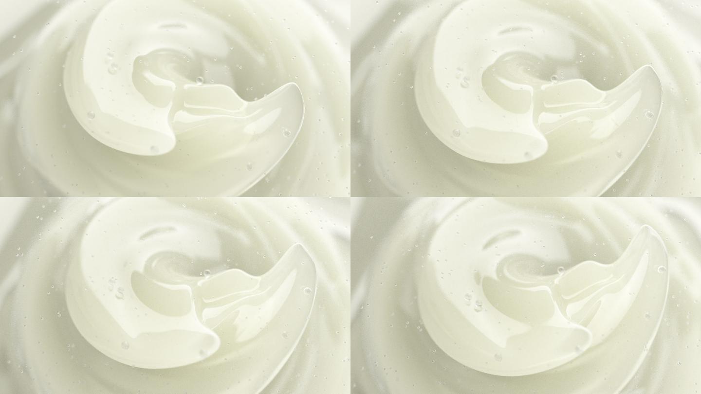 化妆品半透明乳液膏体广告视频素材三维动画