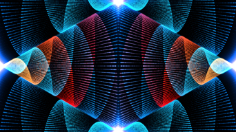 粒子背景循环播放多彩菱形4k视频素材包