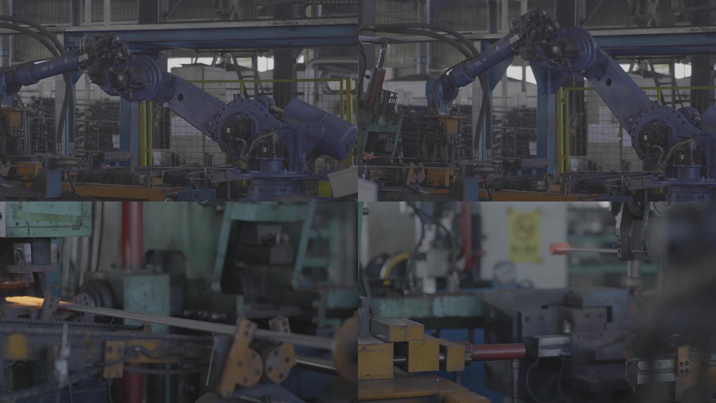 工厂板簧生产机械臂