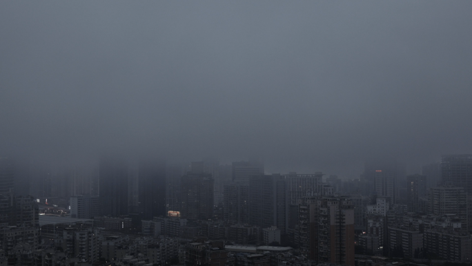 平流雾 城市大雾 潮湿天气