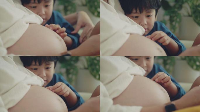 亚洲同胞怀孕孕妈妈胎盘生育
