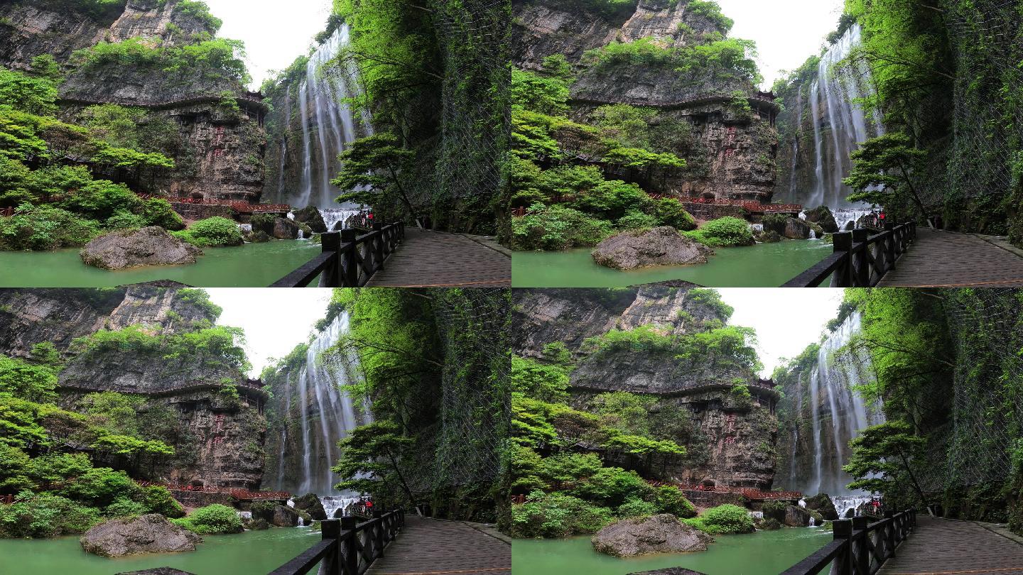 三峡大瀑布景区景点游客