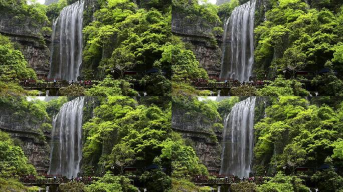 三峡大瀑布瀑布溪流山川河流