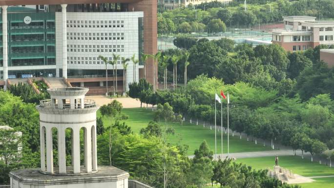 航拍广州大学城国立中山大学校区全貌-御3