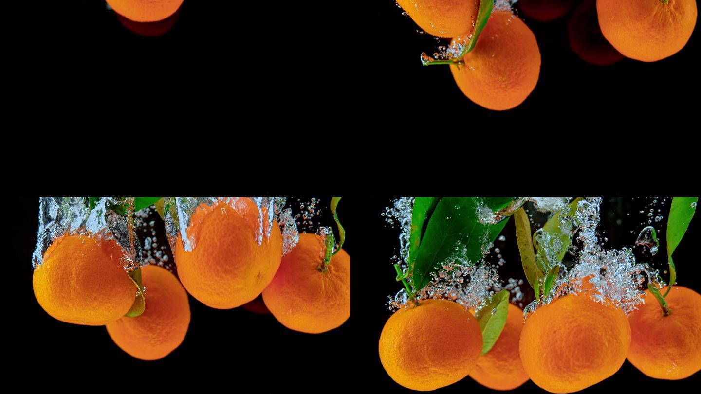 落水的橙子养生膳食健康运动健身食补食疗营