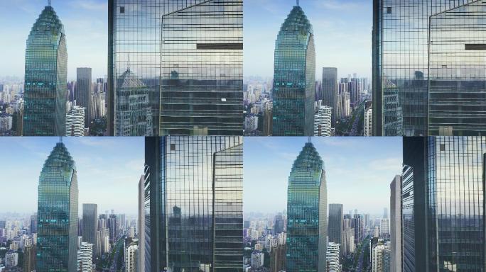 武汉航空中心城市国内建筑高楼大厦武汉素材