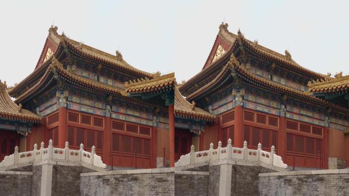 中国北京紫禁城景观。