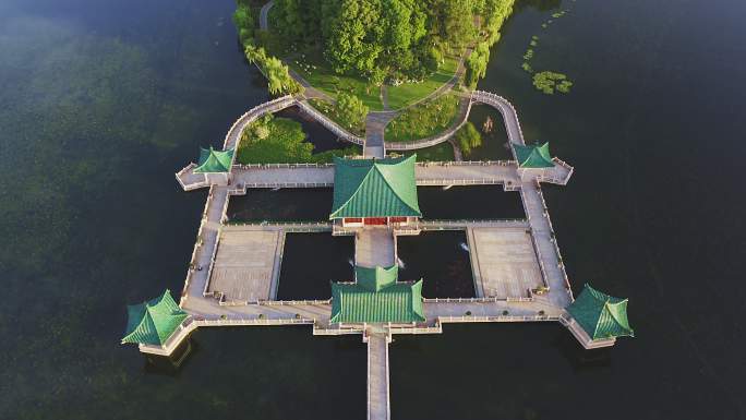 武汉东湖风景与中国馆