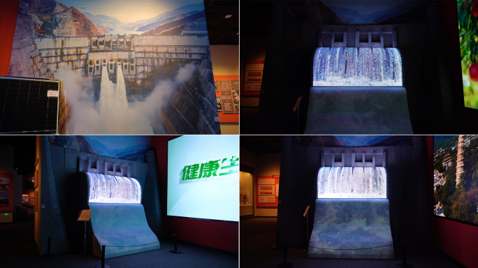 白鹤滩水电站模型