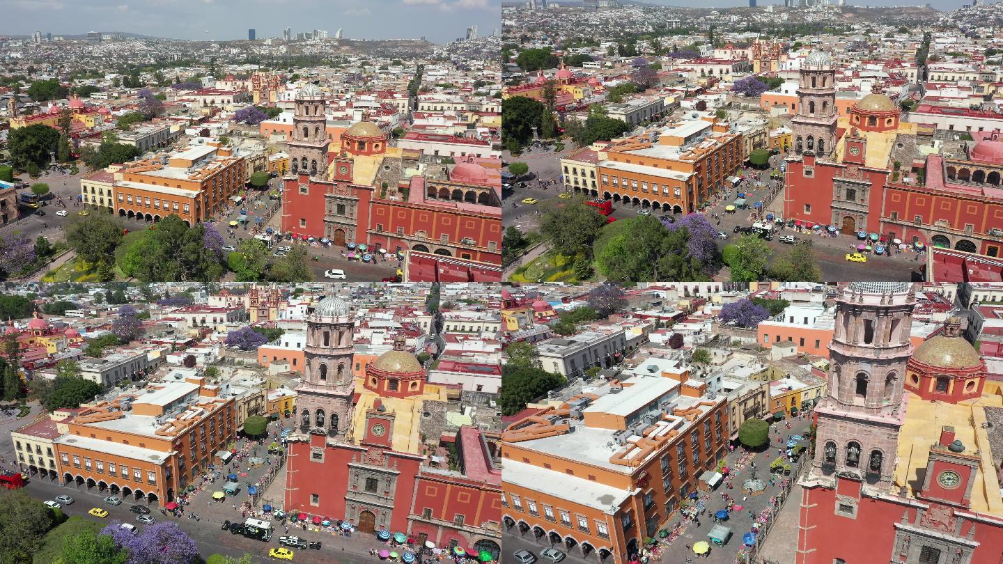 墨西哥克雷塔罗市鸟瞰图